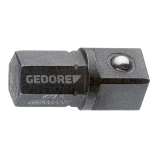 Gedore Verbindungsstück 17mm 1/4" 6kt.-1/4" 4kt.