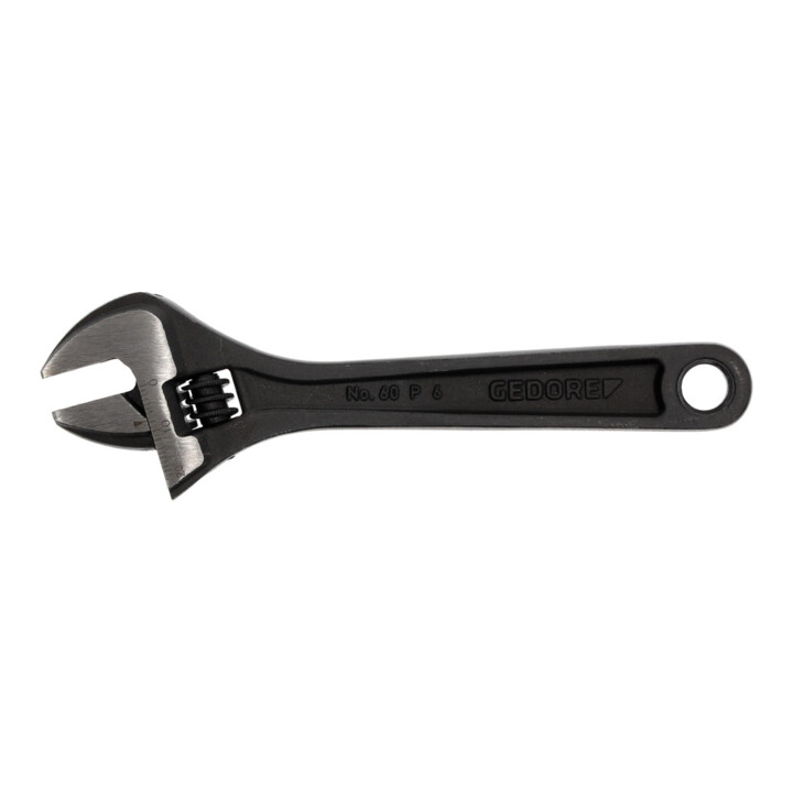 Gedore Verstelbare steeksleutel, 20 mm (25/32 inch), schaal, Zweeds, gefosfateerd, 60 P 6
