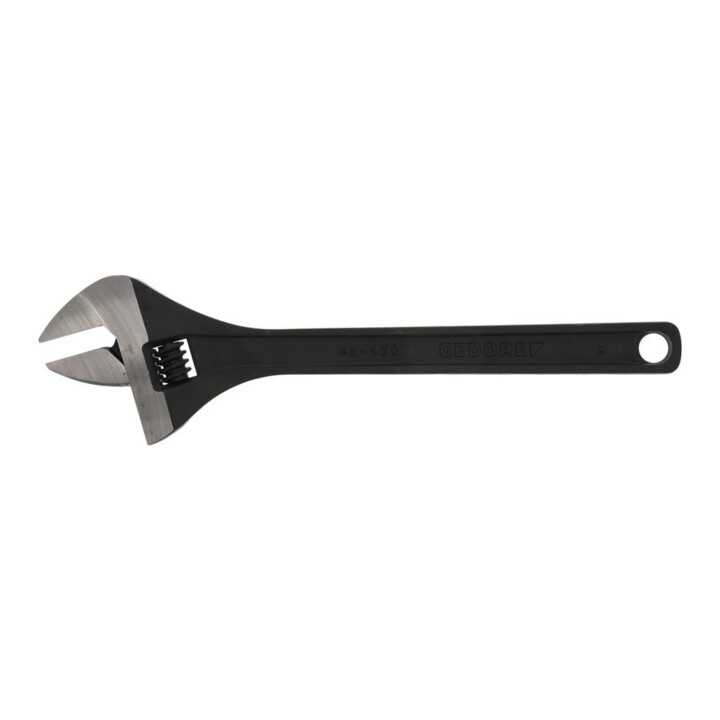 Gedore verstelbare steeksleutel, klembreedte 53 mm (2.1/16 in), Zweeds, gefosfateerd, industriële uitvoering, 62 P 18