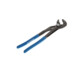 Gedore Waterpomptang, spanwijdte tot 44 mm, vergrendelbaar met drukknop, klembeveiliging, plat, verchroomd, 142 12 TL-4