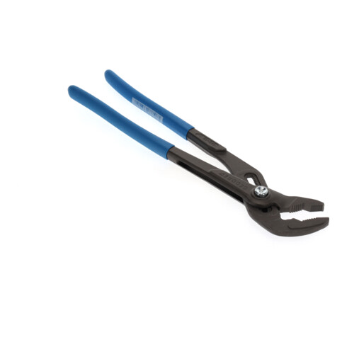 Gedore Waterpomptang, spanwijdte tot 44 mm, vergrendelbaar met drukknop, klembeveiliging, plat, verchroomd, 142 12 TL