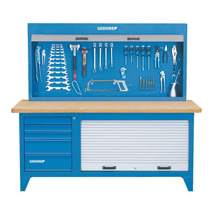 GEDORE Werkbank mit Schrank 2000 x 875 x 1790 mm