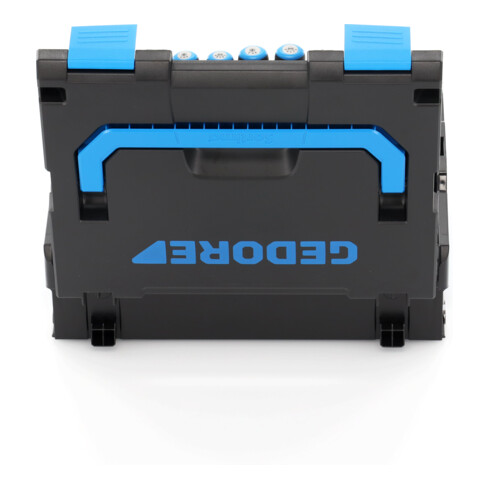Gedore Werkzeugkoffer L-BOXX 136, Set 23-teilig, gefüllt, Werkzeug für Auszubildende, im Kunststoffkoffer, 1100-BASIC
