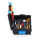 Gedore Werkzeugkoffer L-BOXX 136, Set 36-teilig, gefüllt, Werkzeug für Elektriker, im Kunststoffkoffer, 1100-02-5