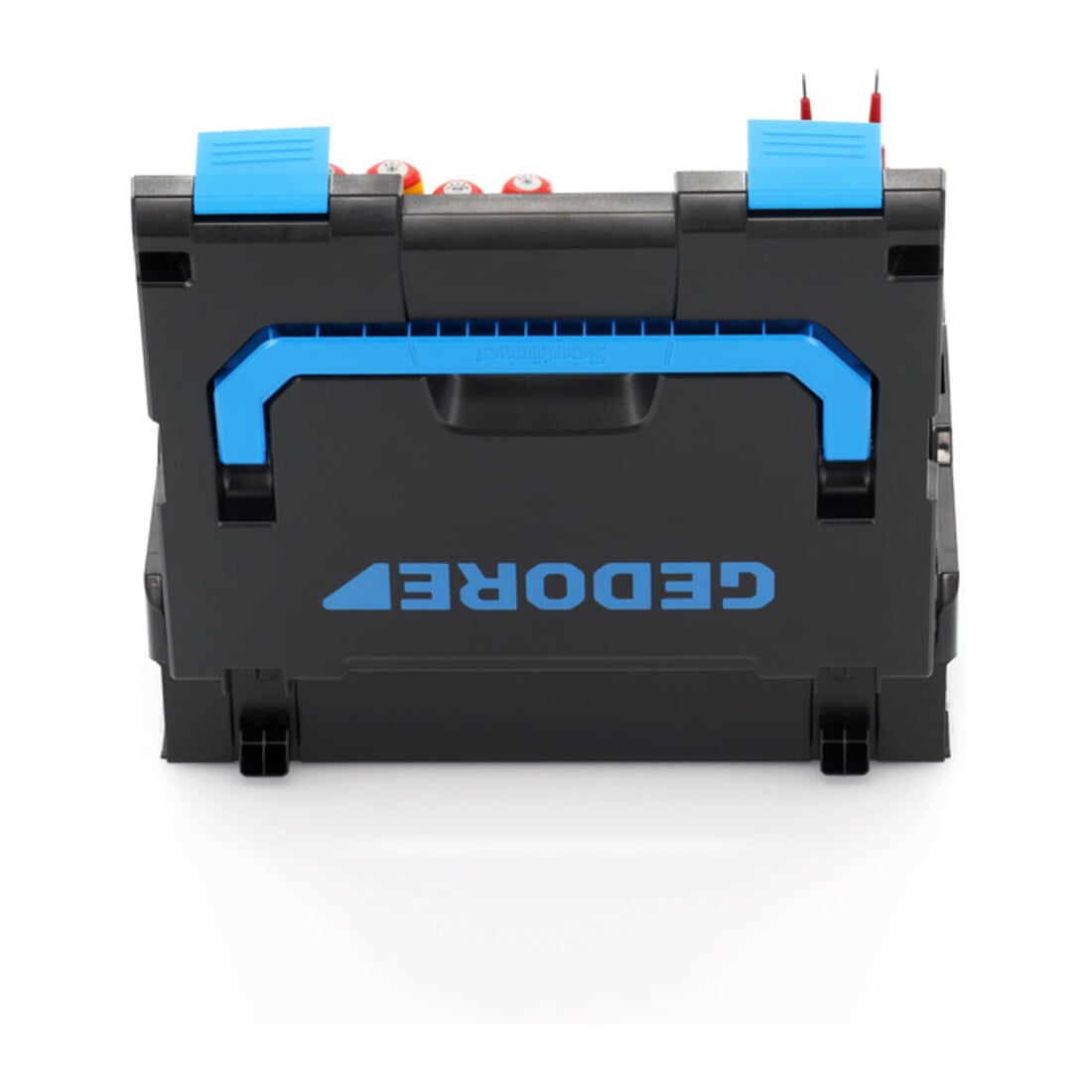 Gedore Werkzeugkoffer L-BOXX 136, Set 36-teilig, gefüllt, Werkzeug für Elektriker, im Kunststoffkoffer, 1100-02