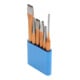 Gedore Werkzeugsatz, Set 6-teilig, gefüllt, im PVC-Halter, Meißel, Körner, Treiber, Werkzeug, 106