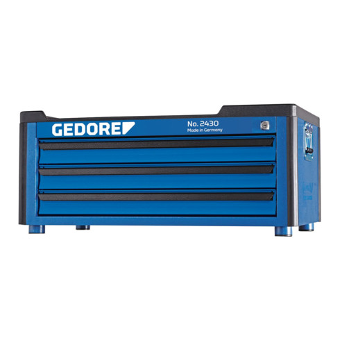 Gedore Werkzeugtruhe mit 3 Schubladen, H 345 x B 775 x T 475 mm