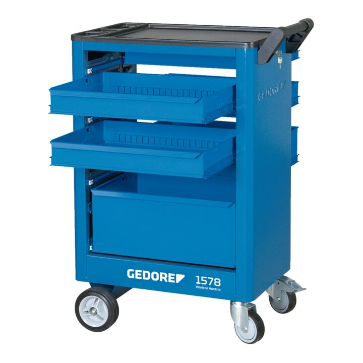 Gedore Werkzeugwagen mit 6 Schubladen (B 480 x T 325 mm)