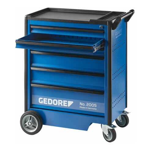 Gedore Werkzeugwagen mit 6 Schubladen (B 640 x T 400 mm)