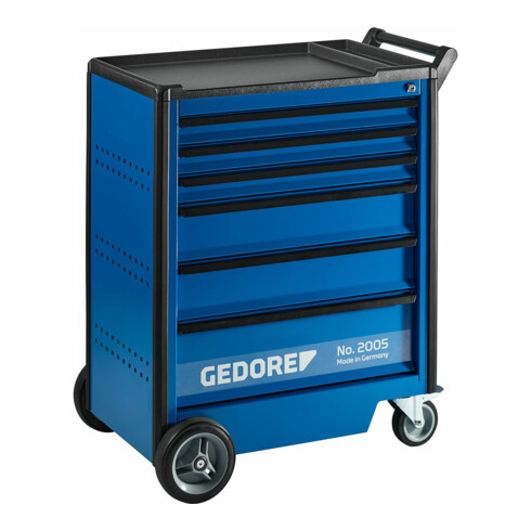 Gedore Werkzeugwagen mit 6 Schubladen (B 640 x T 400 mm)