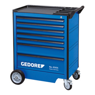 Gedore Werkzeugwagen mit 7 Schubladen (B 640 x T 400 mm)