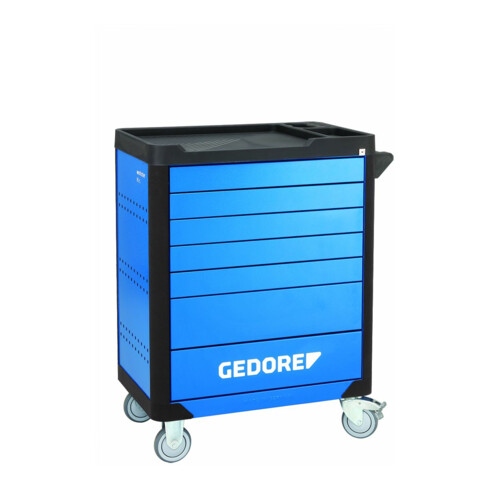 Gedore Werkzeugwagen workster highline mit 147-teilig Werkzeugsortiment