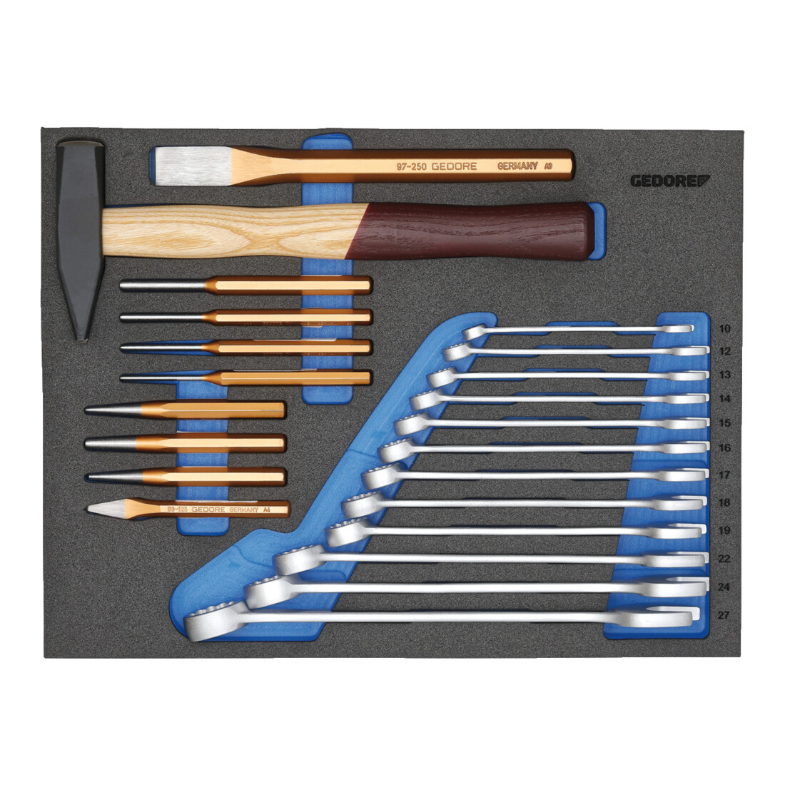 Gedore WorkMo B2 avec assortiment d'outils, 72 pcs