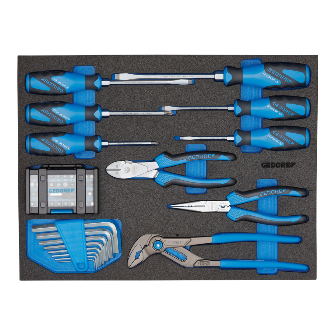 Gedore WorkMo B2 avec assortiment d'outils, 72 pcs
