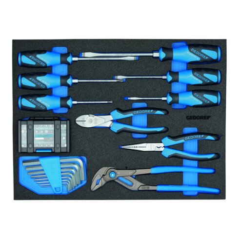 Gedore WorkMo B2 avec assortiment d'outils, 72 pcs