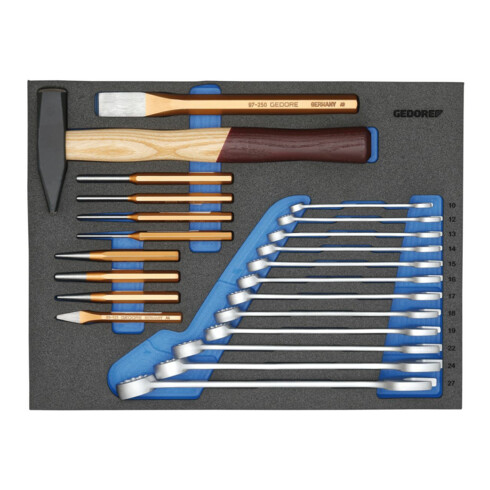 Gedore WorkMo B2 avec assortiment d'outils, 72 pcs