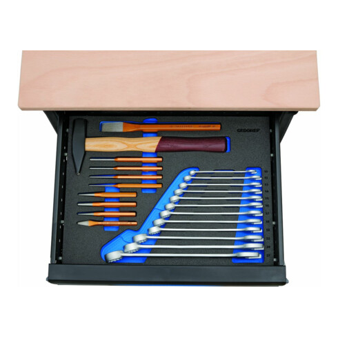 Gedore WorkMo B2 avec assortiment d'outils, 72 pcs