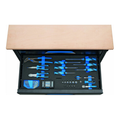 Gedore WorkMo B3 avec assortiment d'outils, 110 pcs