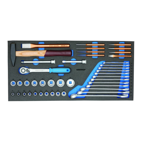 Gedore WorkMo B3 con assortimento di utensili, 110pz.