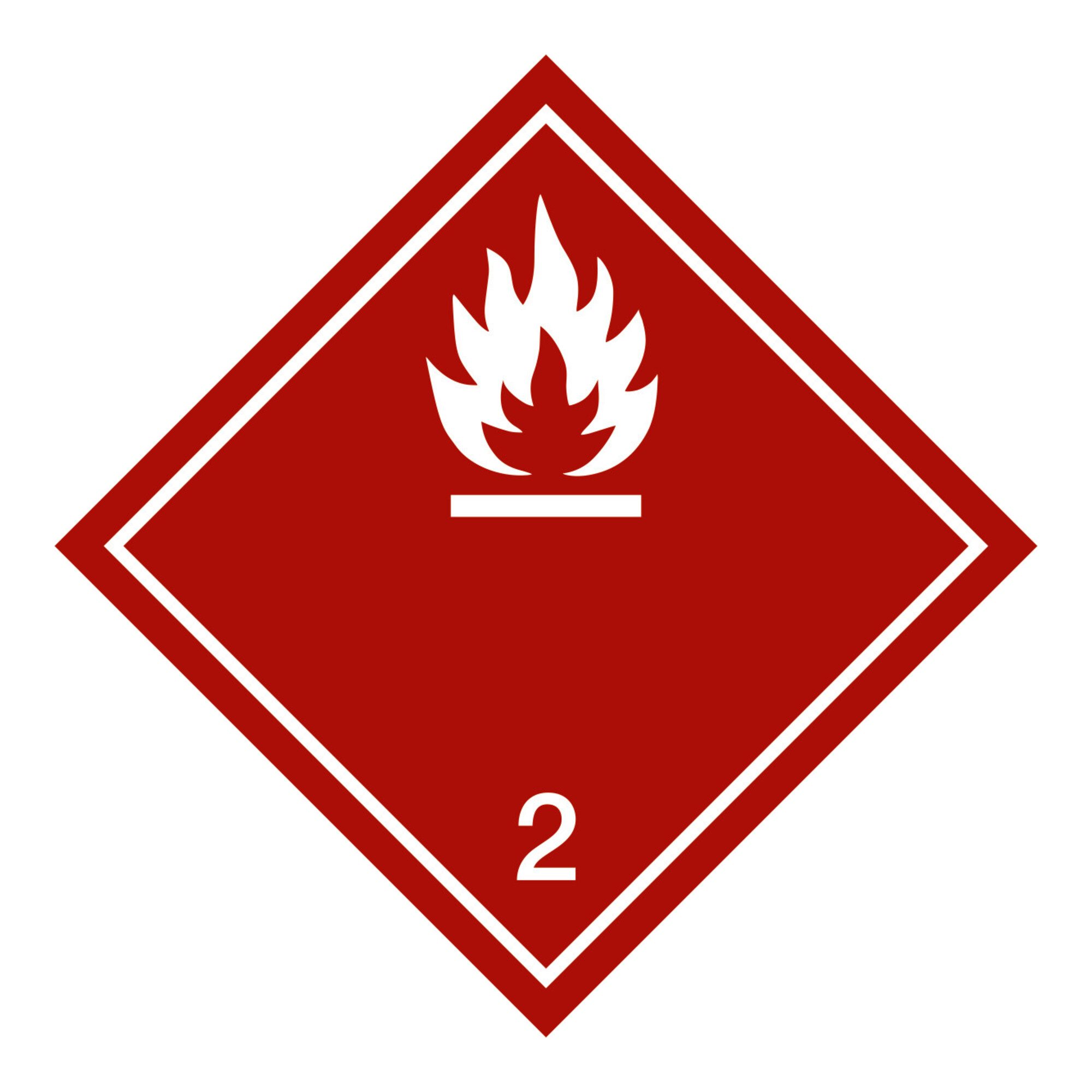 Gefahrgutkennzeichen Entzündbare Gase, Typ: 04150 ; Industrial Quality Supplies