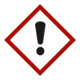 Gefahrstoffsymbol Ausrufezeichen, Typ: 03015-1