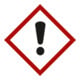 Gefahrstoffsymbol Ausrufezeichen, Typ: 03021-1