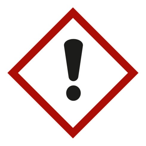 Gefahrstoffsymbol Ausrufezeichen, Typ: 03021