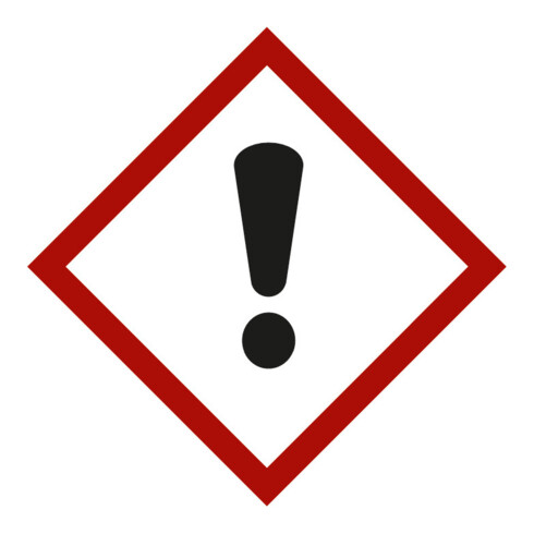 Gefahrstoffsymbol Ausrufezeichen, Typ: 03052