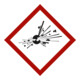 Gefahrstoffsymbol Explodierende Bombe, Typ: 03015-1