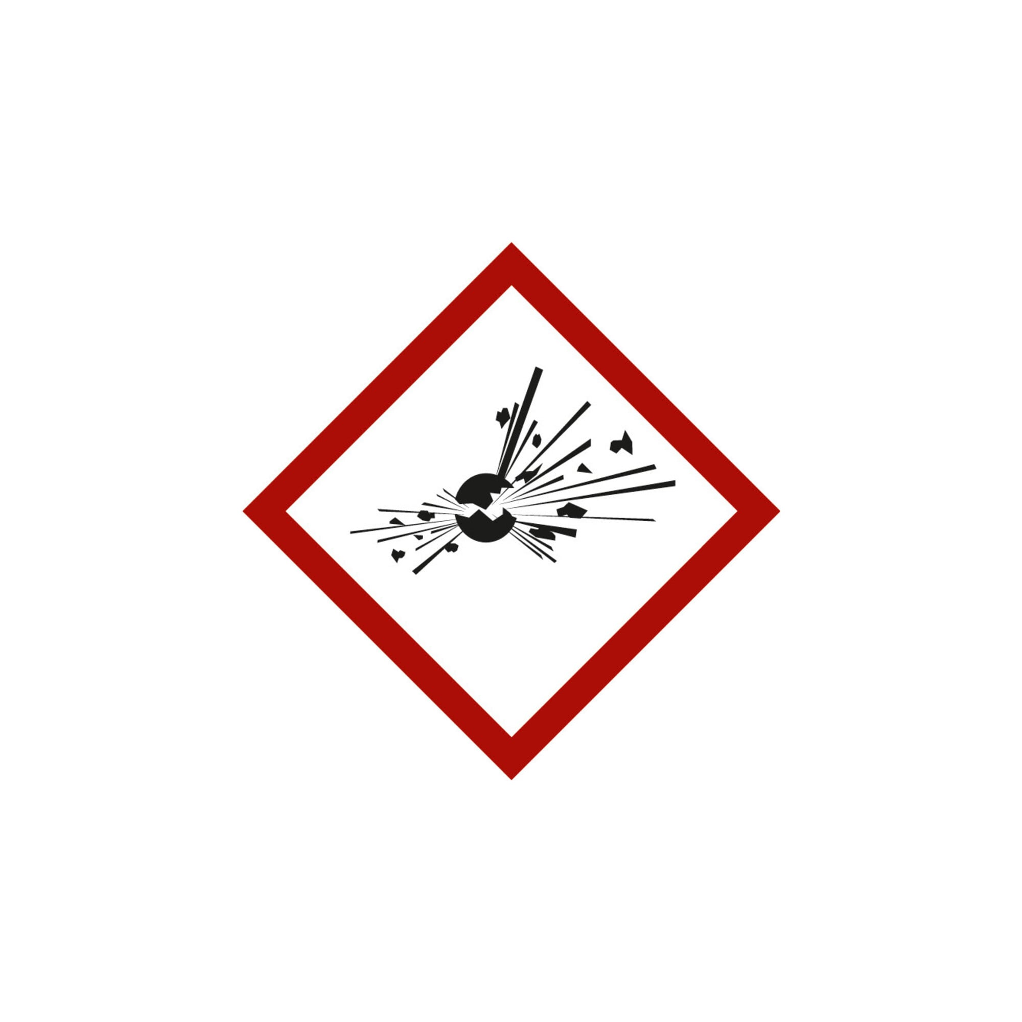 Gefahrstoffsymbol Explodierende Bombe, Typ: 03037 ; Industrial Quality Supplies