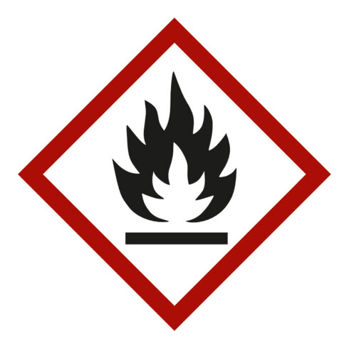 Gefahrstoffsymbol Flamme, Typ: 03015