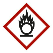 Gefahrstoffsymbol Flammeüber Kreis, Typ: 03015
