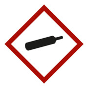 Gefahrstoffsymbol Gasflasche, Typ: 03015