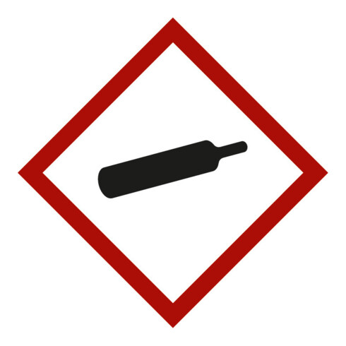 Gefahrstoffsymbol Gasflasche, Typ: 03037