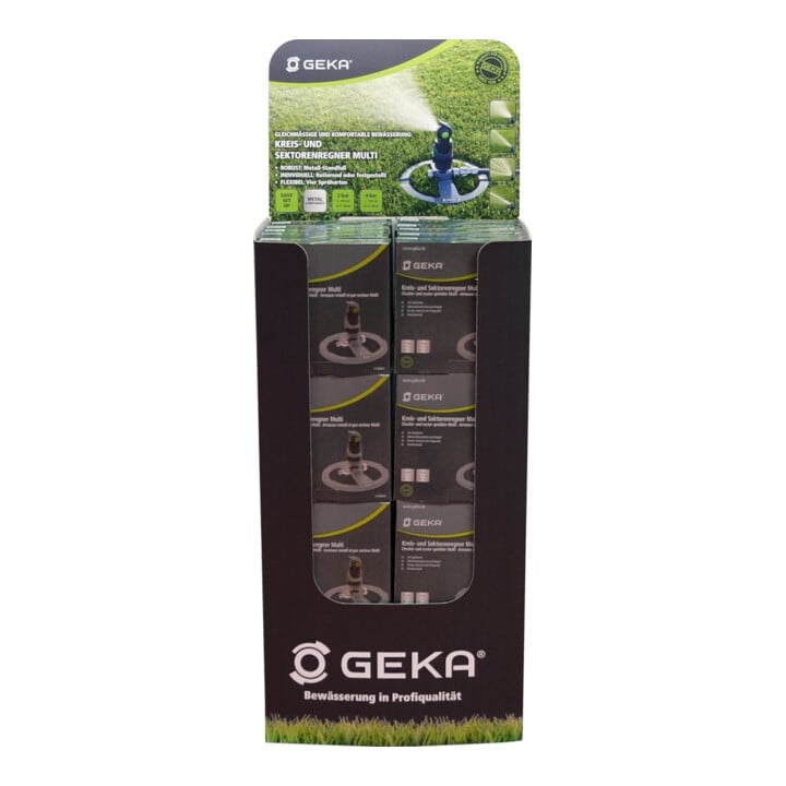 GEKA Arroseur circulaire/sectoriel Multi en présentoir 30 x 17.0006.9
