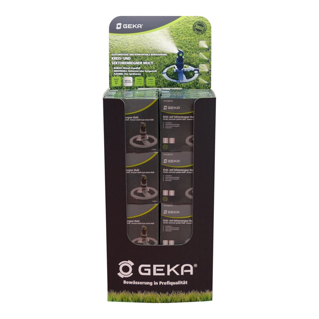GEKA Arroseur circulaire/sectoriel Multi en présentoir 30 x 17.0006.9