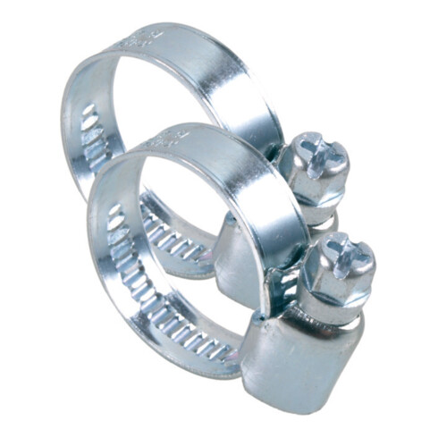 GEKA Collier de serrage W1 2 pcs 40-60 mm x 9 mm DIN 3017