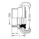 GEKA® plus-Gewindestück KS, AG G1.1/4-4