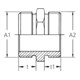 GEKA Gewindenippel MS AG 1 1/4x1 1/4 Zoll St.-5