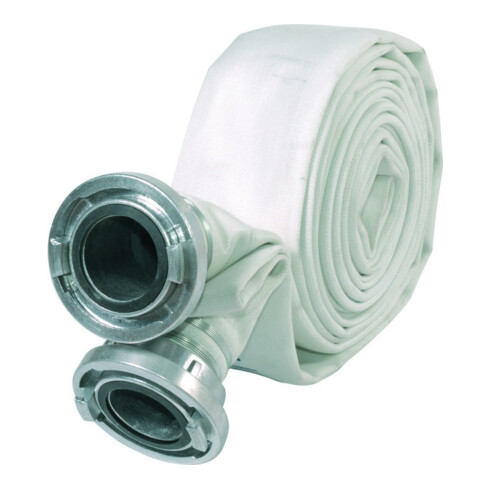 GEKA Karasto Tuyau plat de chantier avec raccord B, 75 mm, 30 m