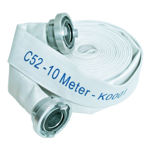 GEKA Karasto Tuyau plat de chantier avec raccord C, 52 mm 20 m