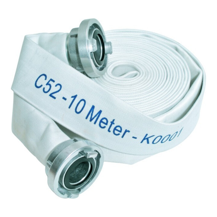 GEKA Karasto Tuyau plat de chantier avec raccord C, 52 mm 20 m