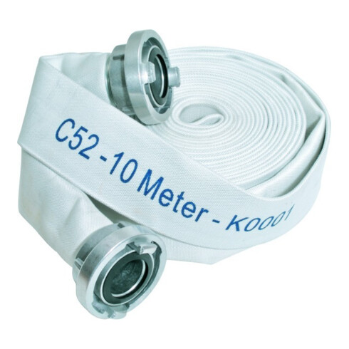 GEKA Karasto Tuyau plat de chantier avec raccord C, 52mm 15m