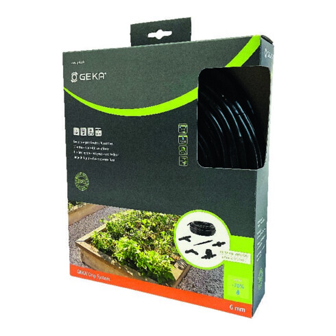GEKA Kit d'arrosage pour potager/parterre de fleurs Drip