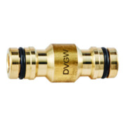 GEKA plus Connecteur de raccordement, système à emboîtement, KTW, laiton Bl