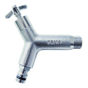 GEKA plus-Design- Wasserhahn AG G 1/2" MS Cr m. Stecker Karte