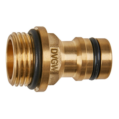 GEKA plus Fiche d'appareil, système de connexion, KTW, laiton, Mâle G1/2" avec collerette Bl