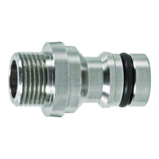 GEKA plus-Gerätestecker St-Sys.MS vn.,AG G1/2",SB plus Stecksystem