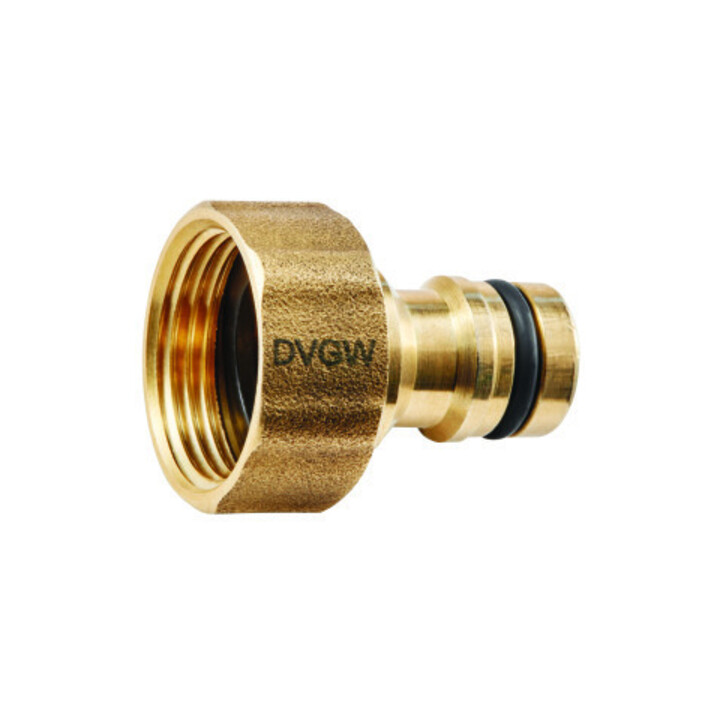 GEKA plus-Hahnstecker KTW, MS, IG G1",SB Messing, IG G1" SB