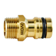 GEKA plus Prise d'appareil, système de connexion, KTW, laiton, Mâle G1/2" Bl